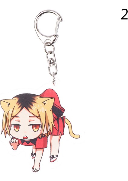 Adet Voleybol Çocuk Anime Haikyuu Akrilik Anahtarlık Sevimli Karikatür Anahtarlık Cosplay (Yurt Dışından) fiyatları