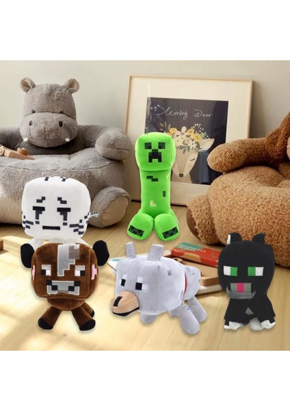 Minecraft Kaleci Bebek Canlı Görünüm Doldurulmuş Bebek Oyunu Minecraft Oyuncak Dekor (Yurt Dışından)