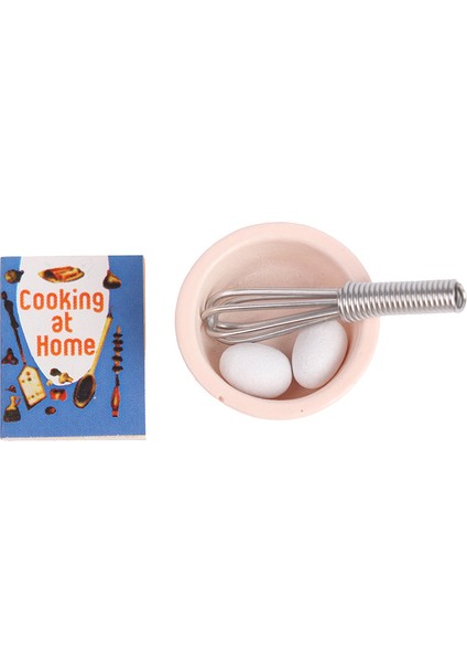 Dollhouse Minyatür Çırpma Yumurta Kavanoz Kase Seti 1:12 Dollhouse Için (Yurt Dışından) fiyatları