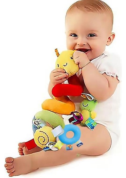 Bebek Bebek Yatağı Arabası Asılı Çan Spiral Çıngırak Oyuncak Hayvan Peluş Oyuncak Bebek Bebek Erken Öğrenme Eğitim Oyuncaklar (Yurt Dışından)