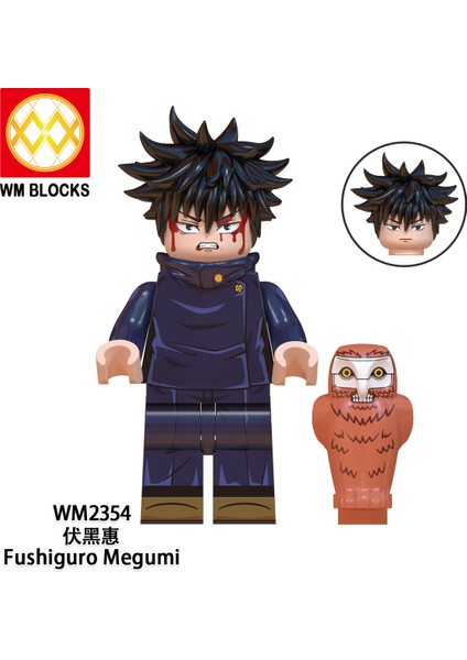 Tek Satış Jujutsu Kaisen Rakamlar Yapı Taşları Yuji Satoru Megumi Nobara Tuğlalar Çocuk Erkek Kız Hediye Oyuncaklar WM6139 (Yurt Dışından) fırsatları