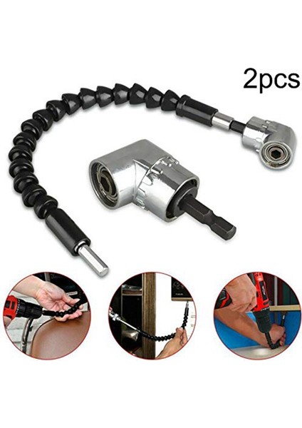 Matkap Ucu Uzatma Aleti, 105 Derece Dik Açı Matkap Adaptörü, Soket Adaptör Seti, Matkap Uzatma Seti El Alet Seti (Yurt Dışından) fırsatları