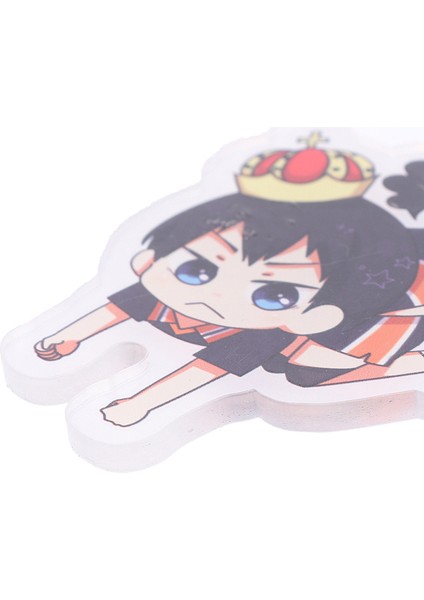 Adet Voleybol Çocuk Anime Haikyuu Akrilik Anahtarlık Sevimli Karikatür Anahtarlık Cosplay (Yurt Dışından) fırsatları