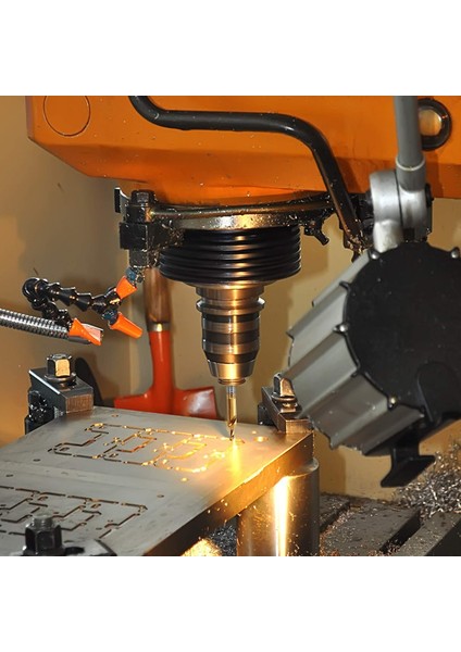 Adet Titanyum Kombinasyonu Hss Matkap ve Musluk Seti Metrik Dişli Hss M3 Vida Dokunarak Bit Aracı 1/4 Inç Hex Shank (Yurt Dışından)