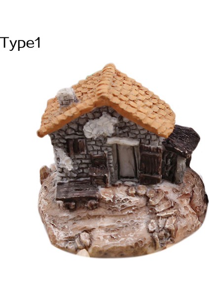 Mini Peri Bahçe Minyatür Ev Çit El Sanatları Dıy Mikro Peyzaj Dekor Hediye (Yurt Dışından)