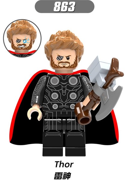 Tek Satış Marvel Yapı Taşları Thor Scarlet Cadı Yıldız Efendisi Karınca Adam Hawkeye Nebula Rakamlar Çocuk Oyuncakları Koleksiyonu Yapı Taşları X0192 (Yurt Dışından)