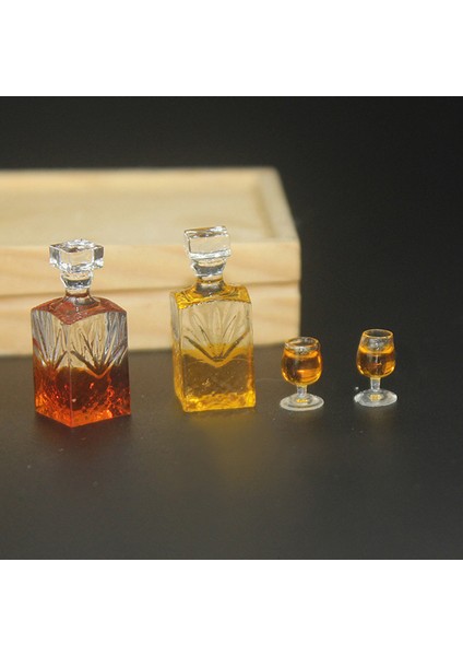 1:12 Dollhouse Şişe Minyatür Yemek Sahnesi Modeli Aksesuar Aksesuarları Oyuncak (Yurt Dışından)