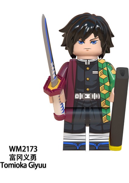 Tek Satış Iblis Avcısı Rakamlar Yapı Taşları Kamado Tanjirou Kamado Nezuko Tomioka Giyuu Kochou Shinobu Rengoku Kyoujurou Tuğla Çocuklar Için Hediye Oyuncaklar WM6116 (Yurt Dışından)