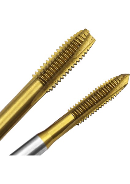 Adet 6542 Kalay Kaplı Konu Musluk Seti M3-M8 Düz Flüt Konu Dokunun Matkap Diş Açma Aracı (Yurt Dışından) fırsatları