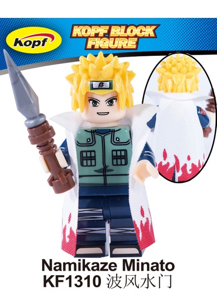 Tek Satış Yapı Taşları Naruto Mortal Uzumaki Boruto Mitsuki Gaara Haruno Sakula Namikaze Minato Rakamlar Koleksiyon Oyuncaklar Çocuklar Için KF6112 (Yurt Dışından)