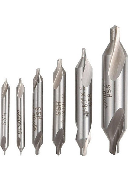 Adet Hss Kombine Merkez Matkap Ucu Seti Havşa 60 Derece Açı 5/3/2.5/2/1.5/1 mm (Yurt Dışından)
