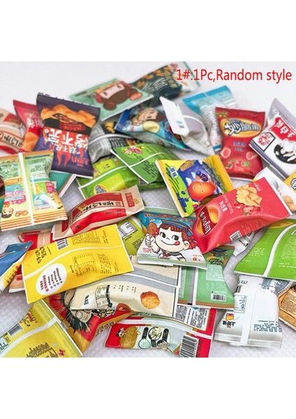 1:12 Dollhouse Gıda Süpermarket Aperatif Cips Kutulu Ekmek Içecek Modeli Dekor Oyuncak Mj (Yurt Dışından)