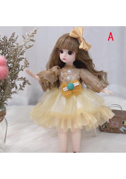 30 cm Bjd Bebek 1/6 Prenses Bebek Elbise Dıy Elbise Kız Oyuncak Hediye (Bebek Olmadan) (Yurt Dışından)