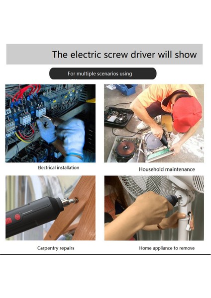 USB Elektrikli Tornavida Pil Şarj Edilebilir Tornavida (Yurt Dışından) fiyatları