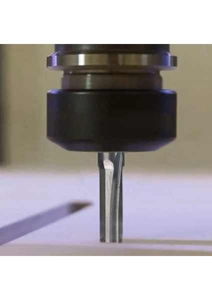 Adet Iki Flüt Spiral Karbür Değirmen Takım Kesiciler Cnc Router Için, Sıkıştırma Ahşap Parmak Freze Kesici Uçları, 3.175X17MM (Yurt Dışından)