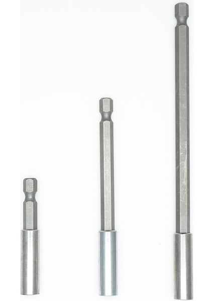 Adet/takım 1/4 Inç Altıgen Manyetik Bit Tornavida Uzatma 60MM 100MM 150MM - Gümüş (Yurt Dışından) fiyatları