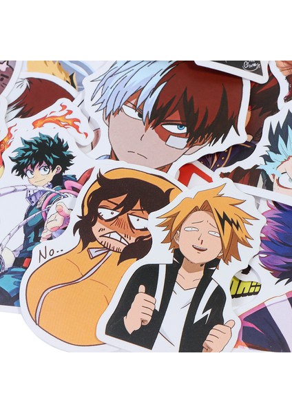 50 Adet Yeni Anime My Hero Etiketler Çıkartmaları Motorlu Kaykay Dizüstü Bilgisayar (Yurt Dışından) indirimleri