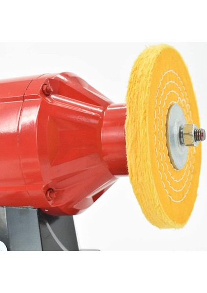 Adet 6 Inç Parlatma Parlatma Tekerlekleri Tezgah Öğütücü Için Parlatma Bileşikleri Kiti, Beyaz ve Sarı (Yurt Dışından) fırsatları
