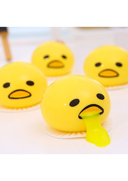 Kusma Yumurta Sarısı Anti Squishy Oyuncak Dekompresyon Yaratıcı Şaka Hediyeler (Yurt Dışından)