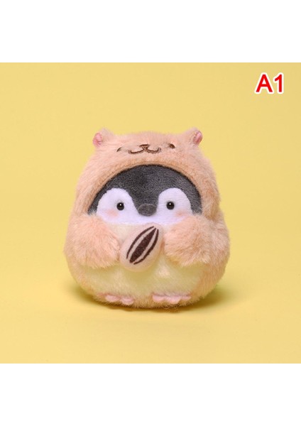 Sevimli Penguen Peluş Bebek Yeni Karikatür Hayvan Peluş Oyuncaklar Kawaii Hamster Anahtarlık (Yurt Dışından)