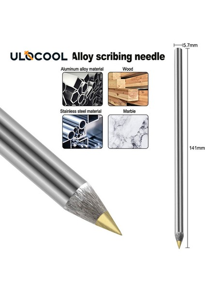 Elmas Metal Gravür Kalem Tungsten Karbür Ucu Scriber Kalem Cam Seramik Metal Ahşap Oyma Kazıma El Aracı (Yurt Dışından)