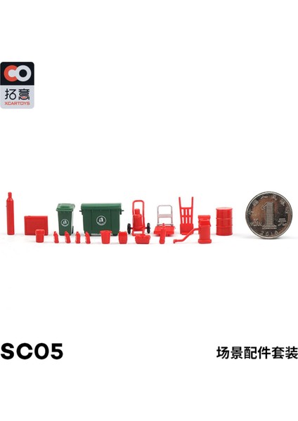 Xcartoys 1/64 Model Araba Diorama Mini Tamir Atölyesi Kiti Dekorasyon Ekipmanları Plastik Model Sahne Aksesuarları Oyuncak Setleri (Yurt Dışından)
