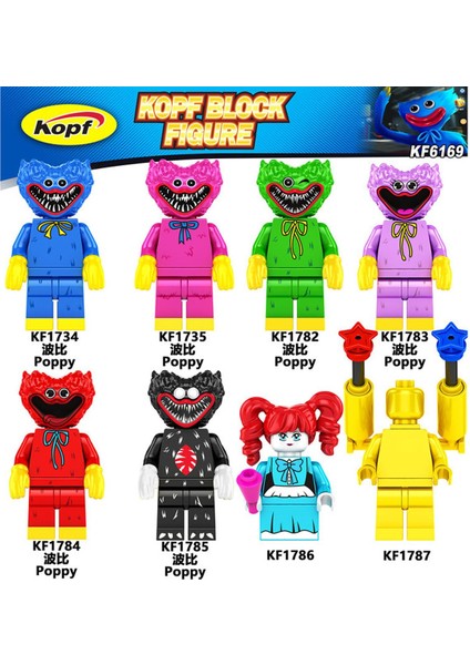 Tek Satış Çalma Süresi Rakamlar Yapı Taşları Minifigures Yapı Tuğla KF6169 (Yurt Dışından)