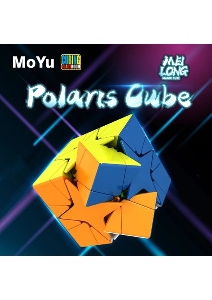 Moyu Meilong Garip Şekilli Sihirli Küp Dört Yapraklı Yonca/çift Eğri/polaris/akçaağaç Yaprakları Eğik Meslek Bulmaca Eğitim Oyuncaklar (Yurt Dışından)