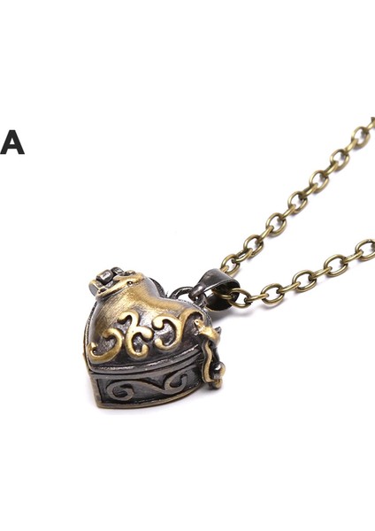 Vintage Kremasyon Urn Takı Saç Külleri Pirinç Kolye Pet Hatıra Kolye (Yurt Dışından)