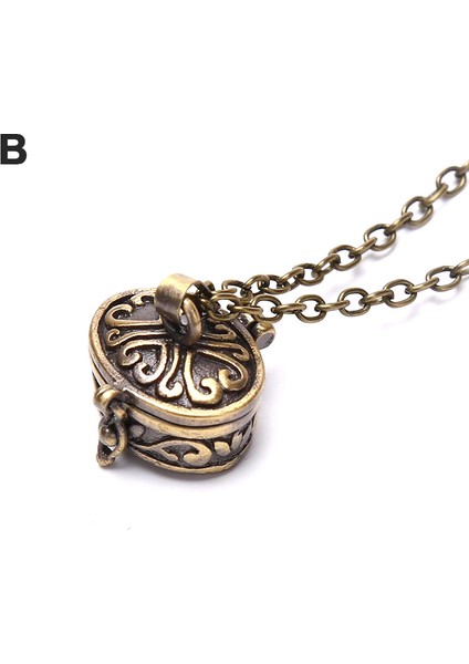 Vintage Kremasyon Urn Takı Saç Külleri Pirinç Kolye Pet Hatıra Kolye (Yurt Dışından)