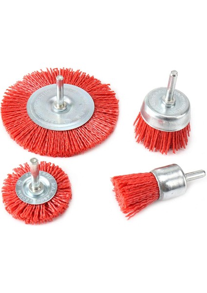 Adet Naylon Filament Aşındırıcı Tel Fincan Fırça Naylon Uç Fırça Seti Matkap Döner Aracı Için 1/4 Inç Saplı (Yurt Dışından) fiyatları