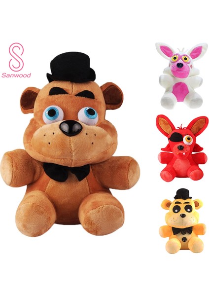 Freddy'nin Fnaf Oyununda Beş Gece Ayı Foxy Bonnie Mangle Peluş Bebek Çocuk Oyuncak (Yurt Dışından)