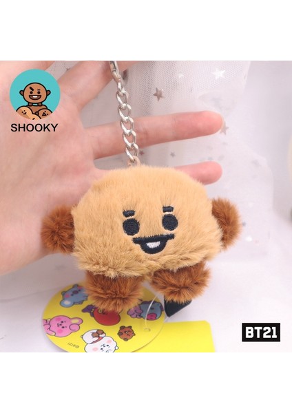 [hazır Stok] Kpop Bts BT21 2020 Yeni Yıl Teklifi Kpop Bts Anahtarlık Bebek Anahtarlık Sevimli Karikatür Peluş Kolye Hat Arkadaşlar Renk (Yurt Dışından)