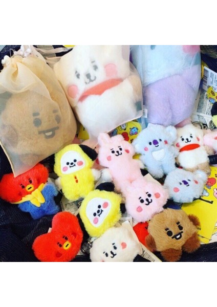 [hazır Stok] Kpop Bts BT21 2020 Yeni Yıl Teklifi Kpop Bts Anahtarlık Bebek Anahtarlık Sevimli Karikatür Peluş Kolye Hat Arkadaşlar Renk (Yurt Dışından)