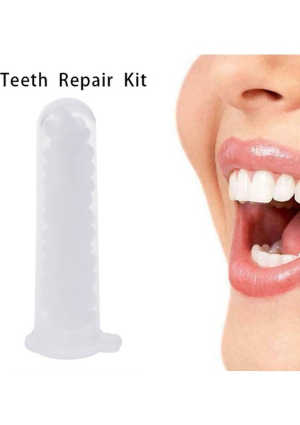 × 10G Yapıştırıcı Geçici Diş Kozmetik Tamir Takımı Diş Boşlukları Katı Tutkal (Yurt Dışından)