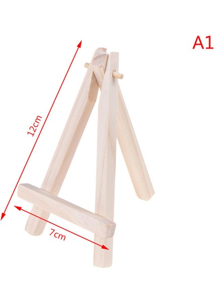 Mini Ahşap Tripod Şövale Ekran Boyama Standı Kart Kanvas Tutucu (Yurt Dışından)