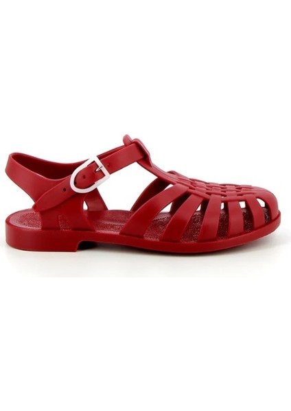 Sunmif Mat Rouge Fonce - Mat Bordo Kadın Sandalet