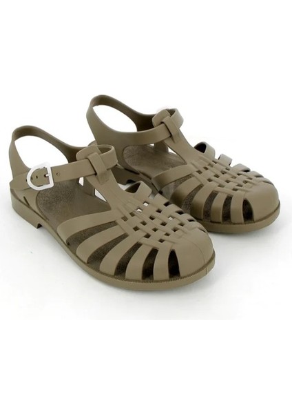 Sunmif Mat Blanc - Mat Haki Kadın Sandalet