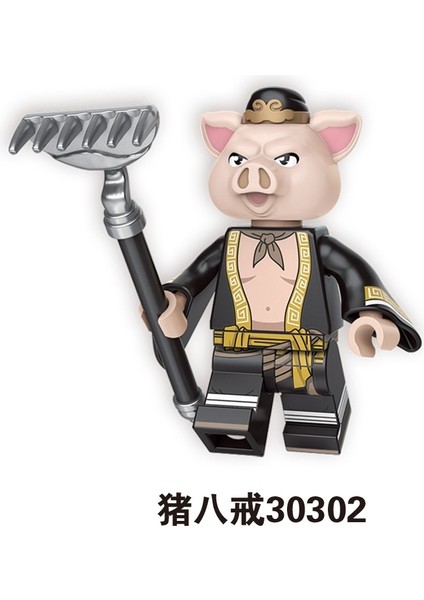 Tek Satış Batı'ya Yolculuk Figürleri Yapı Taşları Maymun Kral Minifigures Çocuklara Hediye Oyuncaklar 30301-30306 Tuğlaları Birleştirin (Yurt Dışından)