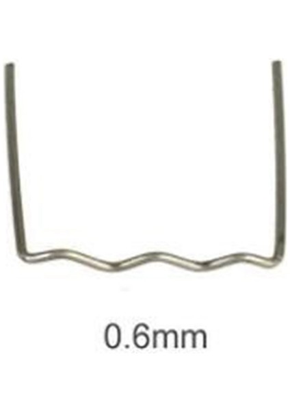 BRADOO-1000 Adet Metal Standart Ön Kesim 0.6mm Sıcak Zımba Plastik Zımba Araba Tampon Tamir Hine Kaynakçı Telleri Araba Tamir Aracı (Yurt Dışından) fırsatları