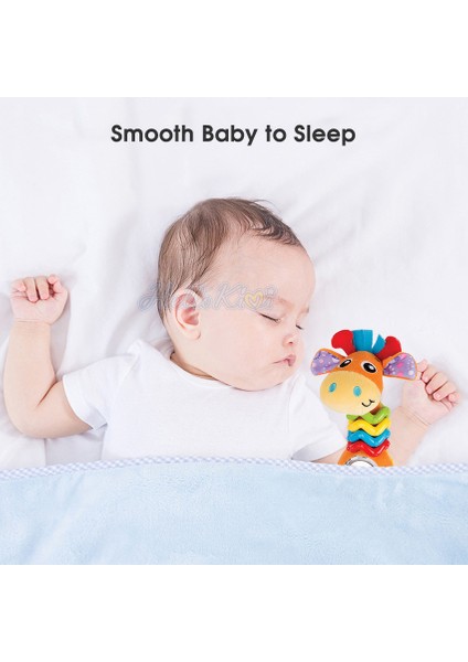 Hellokimi Bebek Çıngırakları Yumuşak Peluş Oyuncaklar Teslim Bb Siren Zürafa Bebek Pamuk Çıngırak Halkası Isırık El Çıngırak Bebek Oyuncakları (Yurt Dışından) modelleri