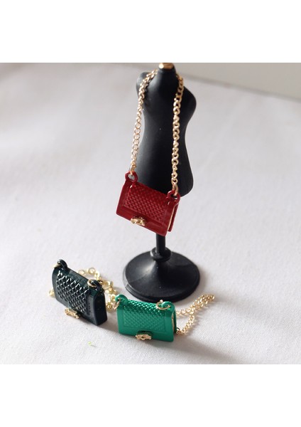 Dollhouse Minyatür Metal Çanta Moda Aksesuarları Sahne Dekorasyonu Süslemeleri (Yurt Dışından) fırsatları