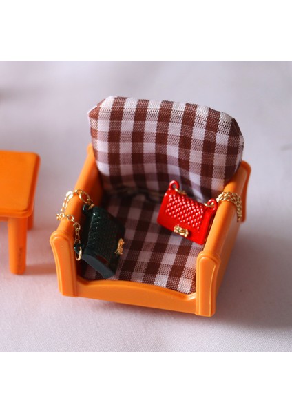 Dollhouse Minyatür Metal Çanta Moda Aksesuarları Sahne Dekorasyonu Süslemeleri (Yurt Dışından) indirimleri