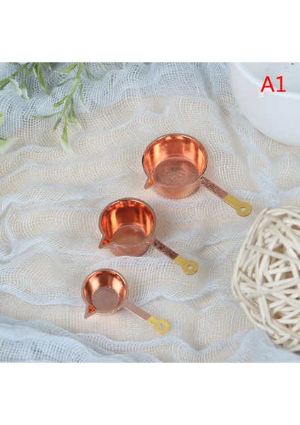 1/12 Ölçekli 3 Adet Dollhouse Minyatür Metal Pot Kazan Tencere Mutfak Oyuncak (Yurt Dışından)