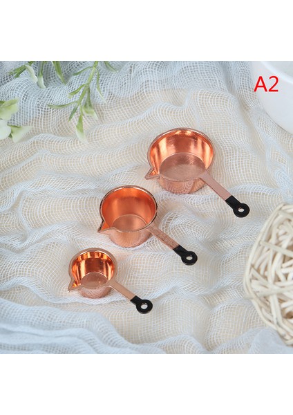 1/12 Ölçekli 3 Adet Dollhouse Minyatür Metal Pot Kazan Tencere Mutfak Oyuncak (Yurt Dışından)