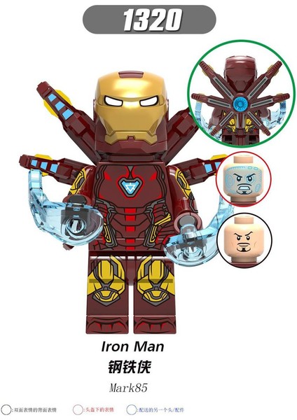 Tek Satış Marvel Yapı Taşları Avengers 4 Endgame Iron Man MK85 Ant Man Hawkeye Savaş Makinesi Mutlu Hogan Çocuk Oyuncakları Koleksiyonu Için Rakamlar X0265 (Yurt Dışından)