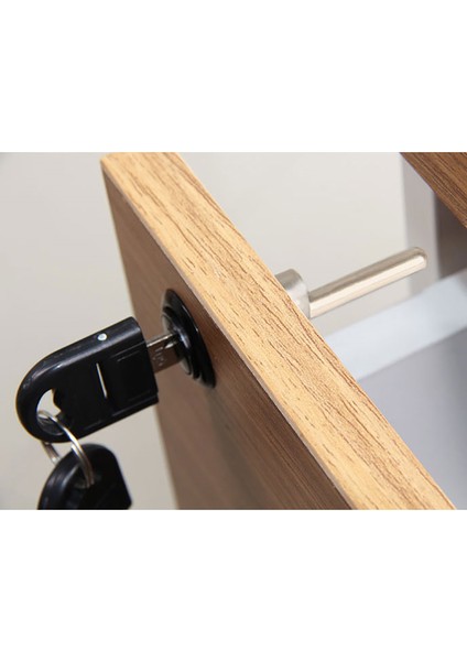 Çinko Alaşımlı Bilgisayar Masası Dolabı Posta Kutusu Çekmece Dolap Kam Tuşları ile Kilit Jessica (Yurt Dışından) modelleri