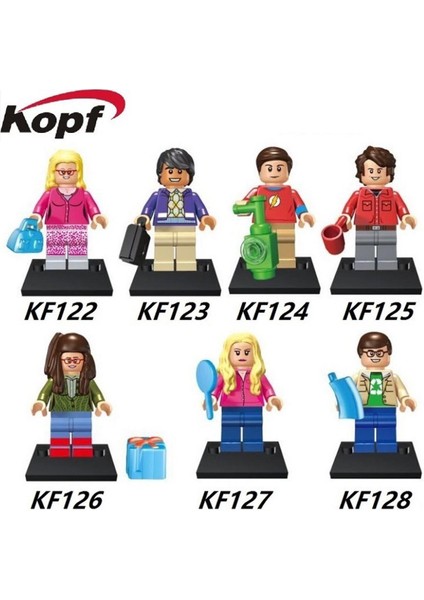 Tek Satış Bigbang Teorisi Rakamlar Yapı Taşları Sheldon Leonard Penny Amy Howard Rajesh Yetişkinler Için Tuğlalar Birleştirin Erkek Kız Koleksiyonu Hediye Oyuncaklar KF1025 (Yurt Dışından)