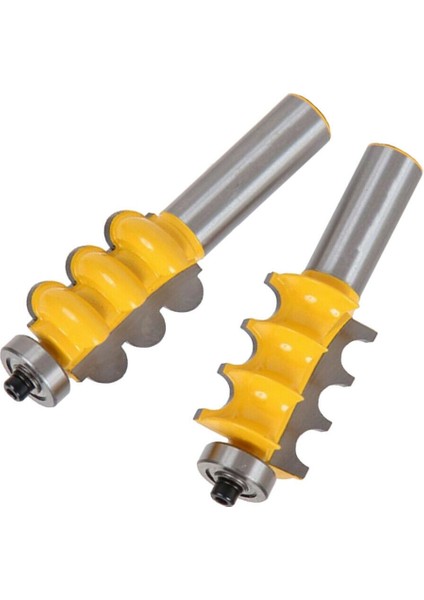1/2 Inç Shank Üçlü Boncuk Üçlü Flüt 2 Kalıplama Freze Uçları Dıy Ağaç Işleme Kesici (Yurt Dışından) fırsatları