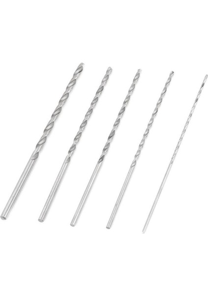 Adet Ekstra Uzun Yüksek Hız Çeliği Matkap Ucu Setleri Düz Saplı Büküm Matkap Ucu Aracı 2-5mm Ahşap (Yurt Dışından)